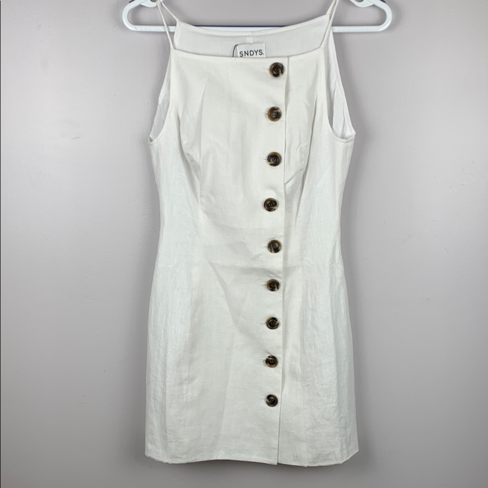 Sndys. Allegra Linen Mini Dress